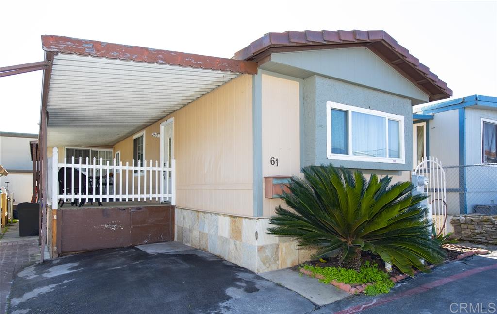 Green Crest Mobile Home Park community home in Escondido, CA showcasing affordable home ownership in a resident-owned neighborhood